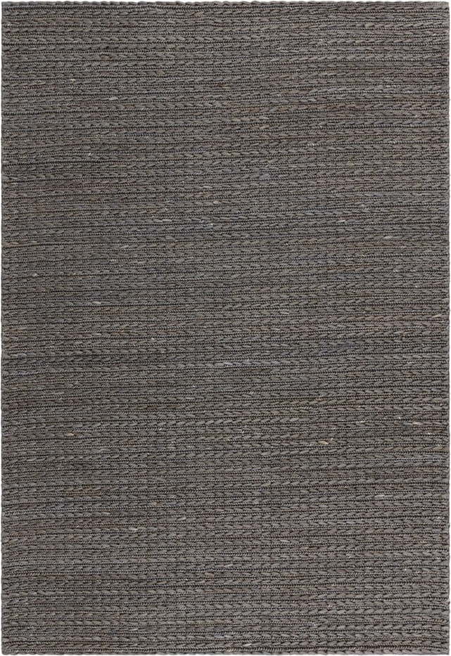Antracitový ručně tkaný jutový koberec 200x290 cm Oakley – Asiatic Carpets Asiatic Carpets