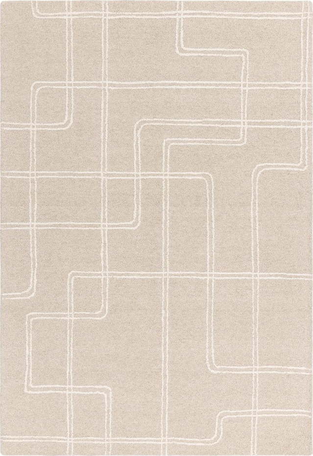 Béžový ručně tkaný vlněný koberec 200x300 cm Ada – Asiatic Carpets Asiatic Carpets