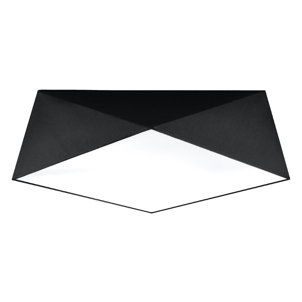Černé stropní svítidlo 45x45 cm Koma – Nice Lamps Nice Lamps