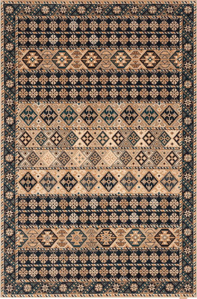 Hnědý vlněný koberec 133x190 cm Astrid – Agnella Agnella