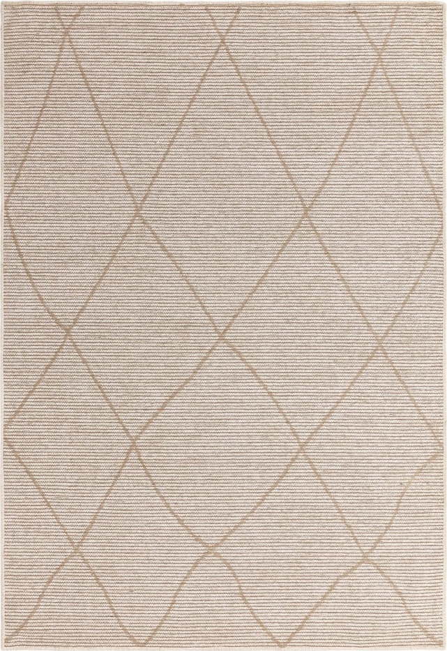 Krémový koberec s příměsí juty 200x290 cm Mulberrry – Asiatic Carpets Asiatic Carpets