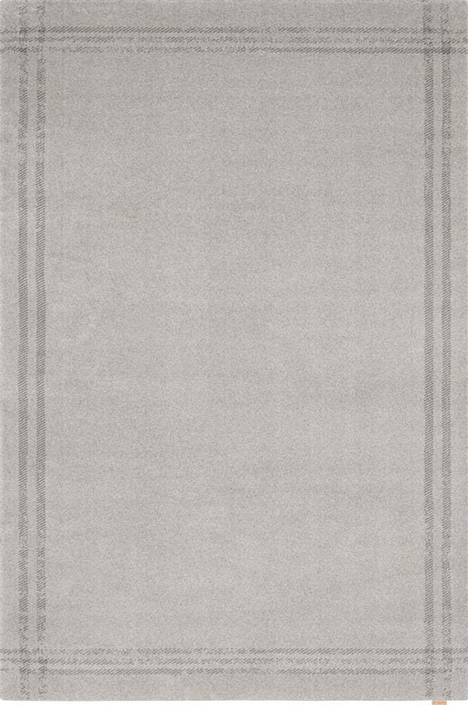 Krémový vlněný koberec 133x190 cm Calisia M Grid Rim – Agnella Agnella