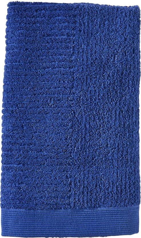 Modrý bavlněný ručník 50x100 cm Indigo – Zone Zone
