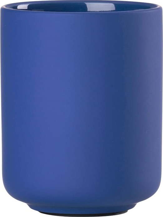 Modrý kameninový kelímek na zubní kartáčky Ume – Zone Zone