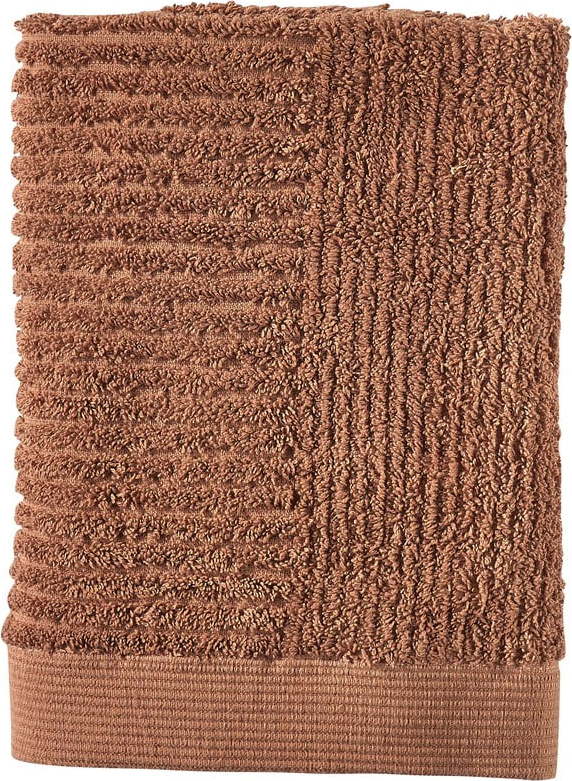 Oranžovohnědý bavlněný ručník 50x70 cm Terracotta – Zone Zone