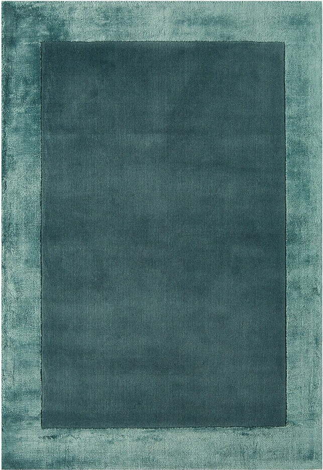 Ručně tkaný koberec s příměsí vlny v petrolejové barvě 80x150 cm Ascot – Asiatic Carpets Asiatic Carpets