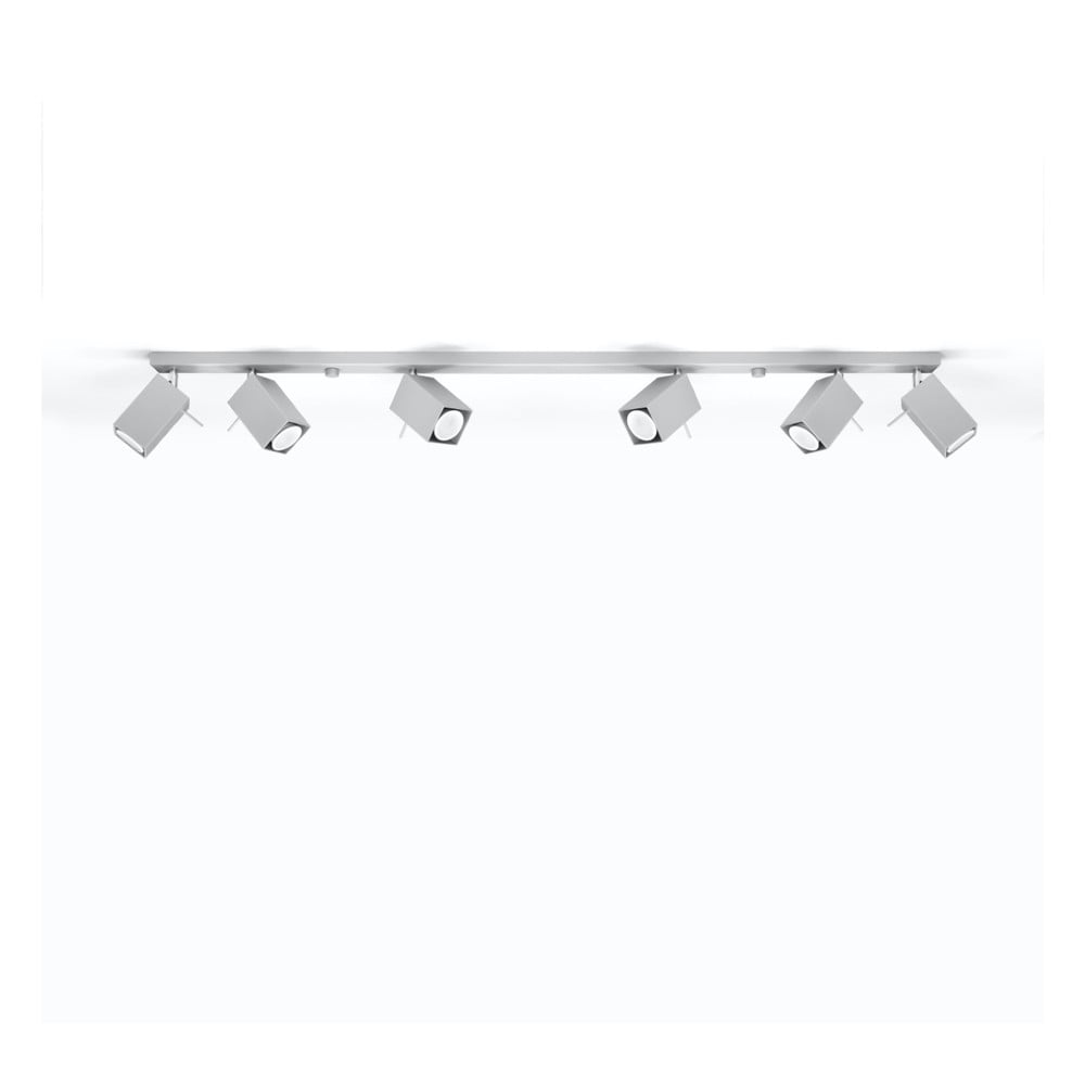 Šedé bodové svítidlo 6x118 cm Toscana – Nice Lamps Nice Lamps