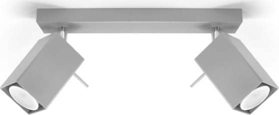 Šedé bodové svítidlo 6x30 cm Toscana – Nice Lamps Nice Lamps