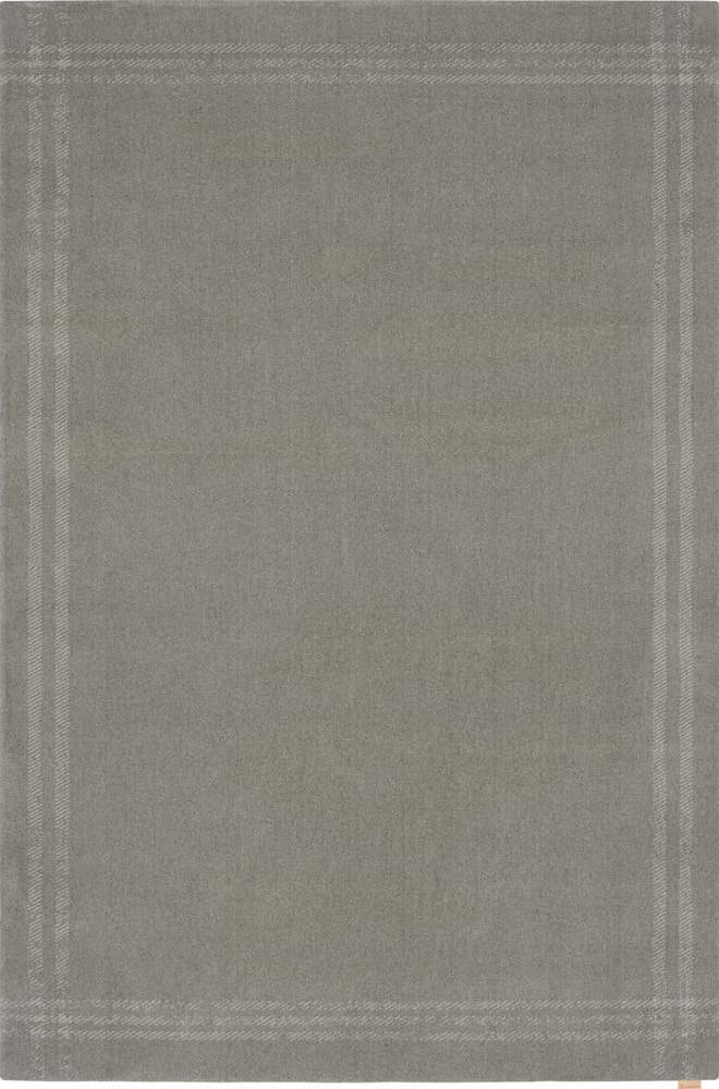 Světle šedý vlněný koberec 120x180 cm Calisia M Grid Rim – Agnella Agnella