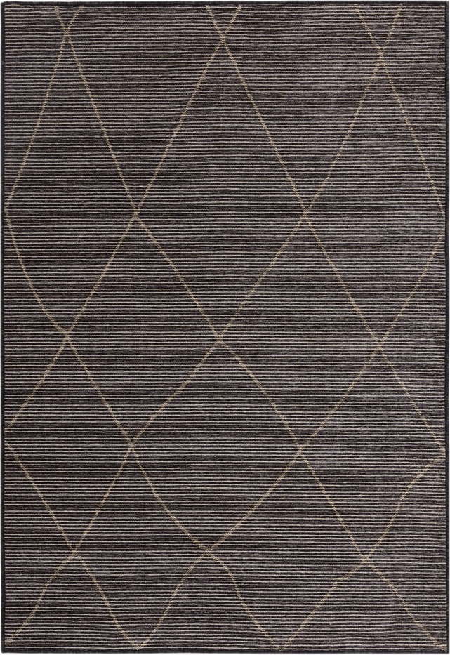 Tmavě šedý koberec s příměsí juty 200x290 cm Mulberrry – Asiatic Carpets Asiatic Carpets