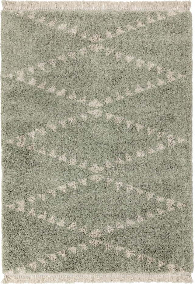 Zelený koberec 200x290 cm Rocco – Asiatic Carpets Asiatic Carpets