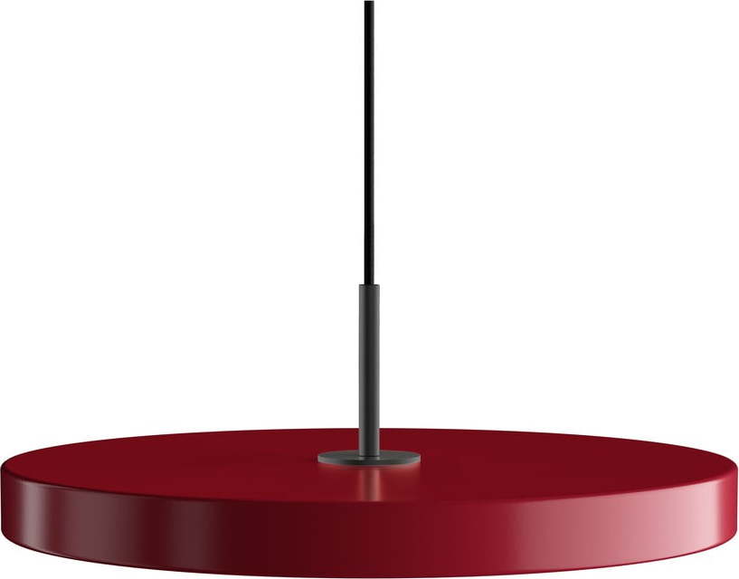 Červené LED závěsné svítidlo s kovovým stínidlem ø 43 cm Asteria Medium – UMAGE UMAGE