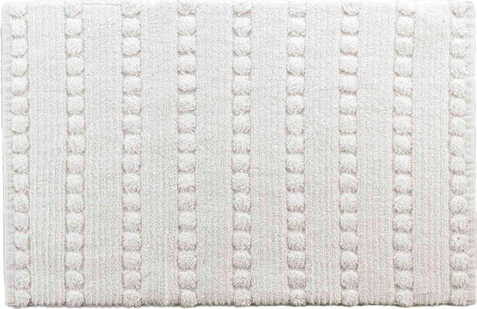 Bílá koupelnová předložka 50x80 cm Cleonis – douceur d'intérieur Douceur d intérieur