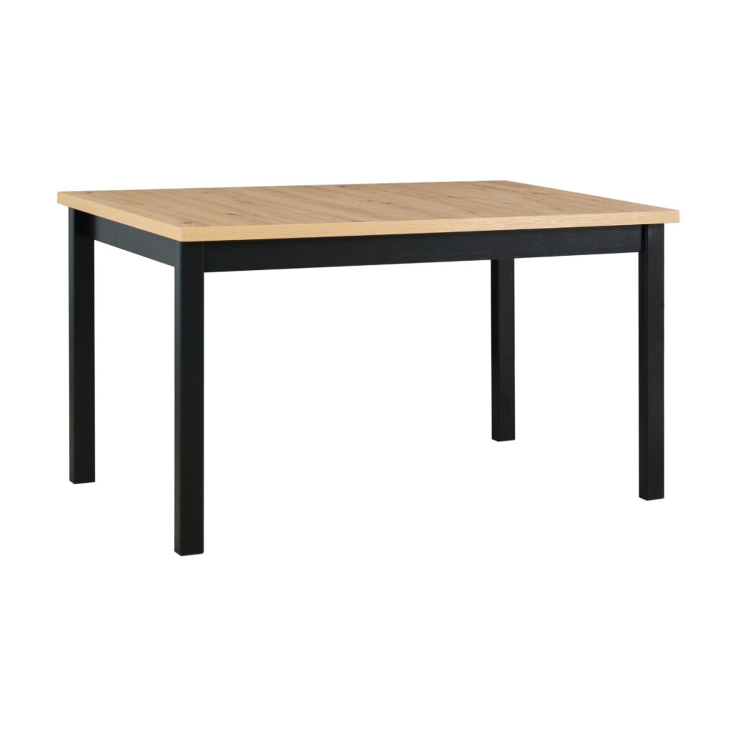 Jídelní stůl ALBA 2M - dub artisan/černé nohy MIX-DREW