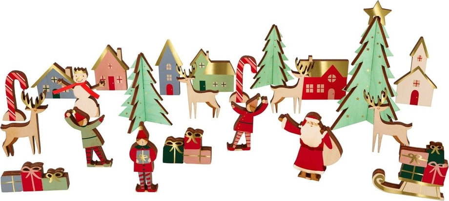 Adventní kalendář Festive Village – Meri Meri Meri Meri