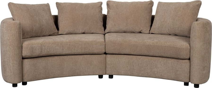 Hnědá pohovka 228 cm Fernon – Dutchbone Dutchbone