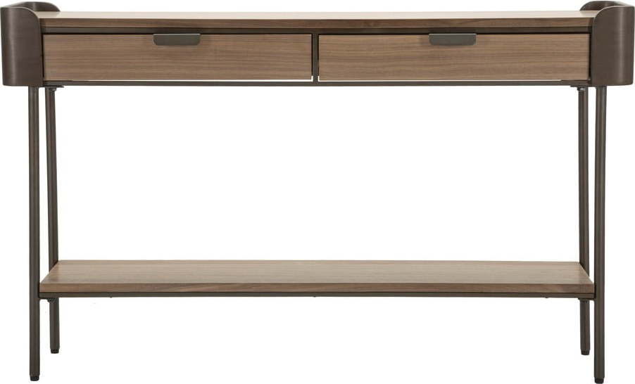 Hnědý konzolový stolek z jedlového dřeva 31x120 cm Toronto – Mauro Ferretti Mauro Ferretti