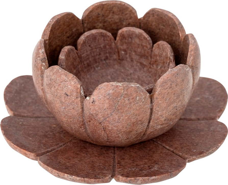 Kamenné svícny v sadě na čajovou svíčku 3 ks Reiko – Bloomingville Bloomingville