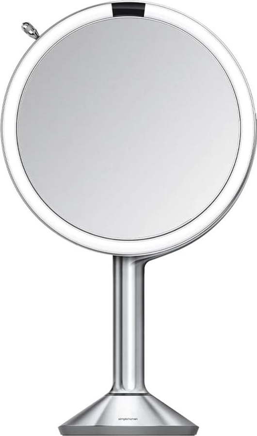 Kosmetické zvětšovací zrcadlo s osvětlením (5x) ø 20 cm Sensor Trio – simplehuman Simplehuman