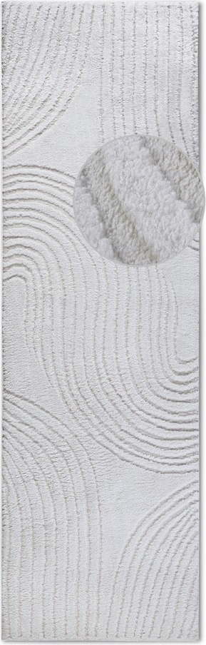 Krémový běhoun 80x240 cm Pigment Cream White – Elle Decoration Elle Decoration
