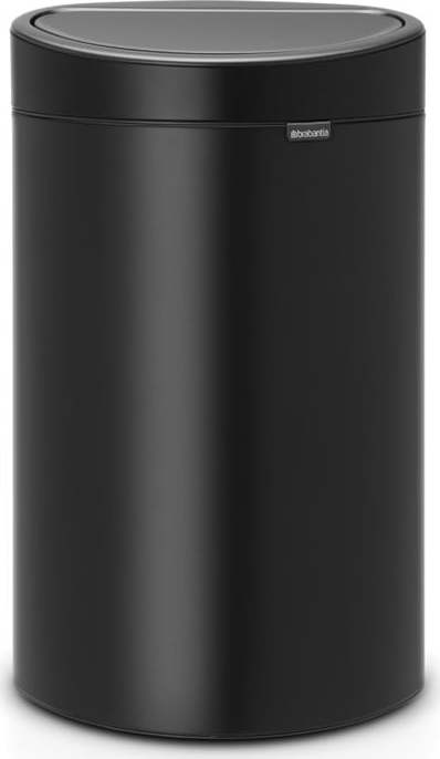 Matně černý dotykový ocelový odpadkový koš 40 l Touch Bin – Brabantia Brabantia