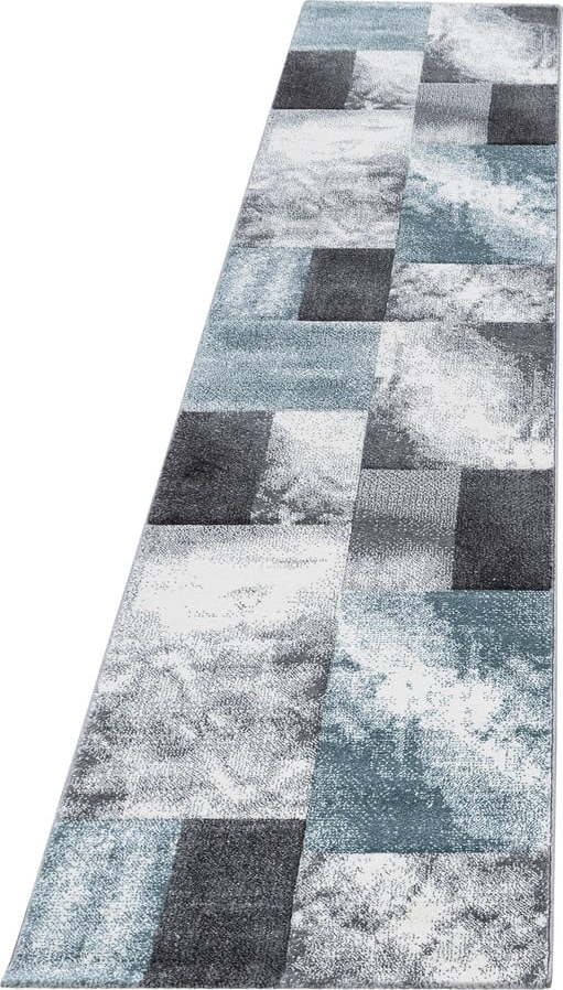 Modro-šedý běhoun 80x300 cm Hawaii – Ayyildiz Carpets Ayyildiz Carpets