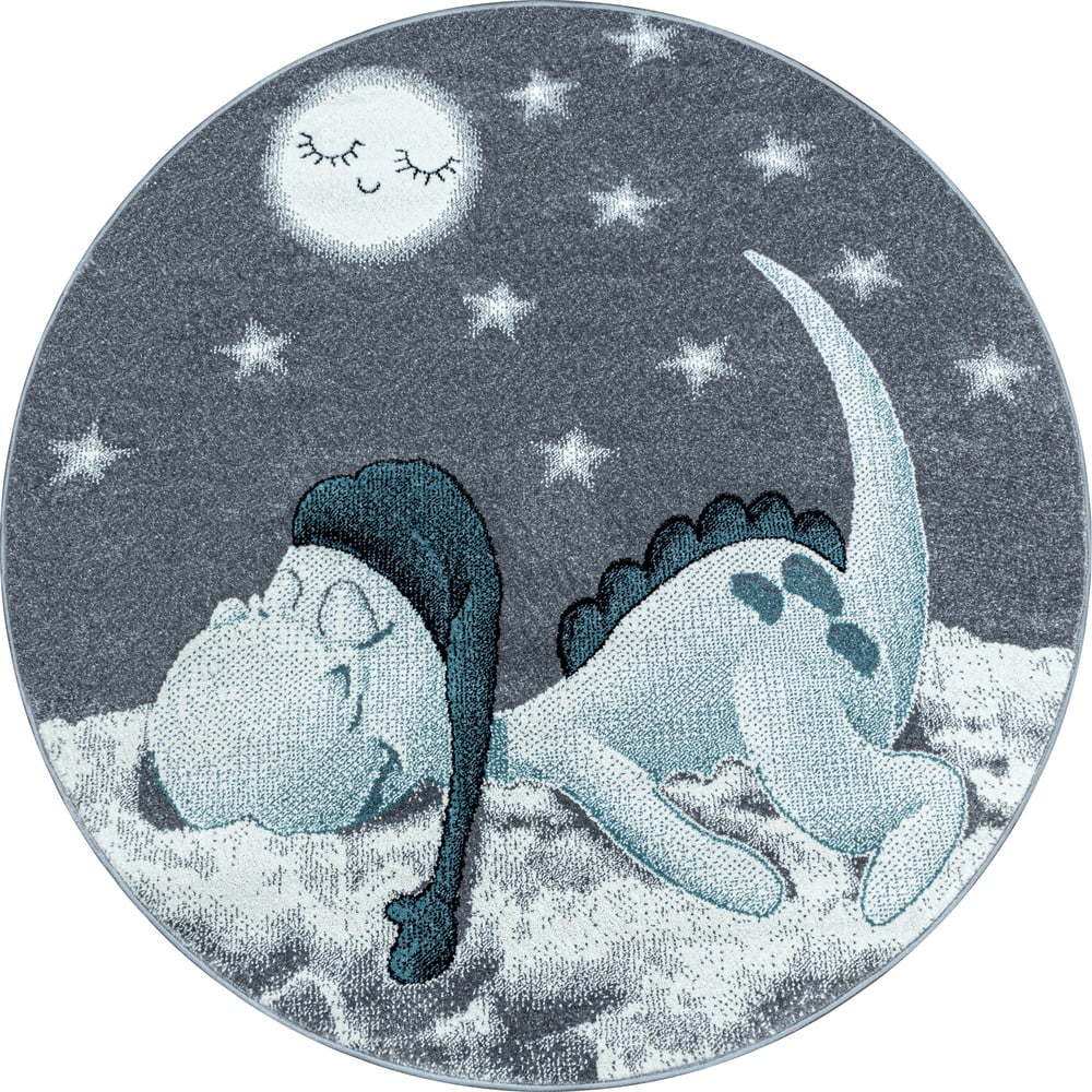 Modro-šedý dětský koberec ø 160 cm Bambi – Ayyildiz Carpets Ayyildiz Carpets