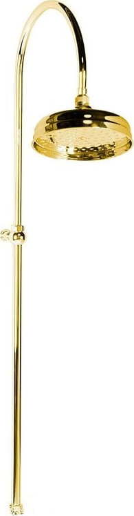 Mosazný sprchový set ve zlaté barvě s hlavovou sprchou 123 cm Antea – Sapho Sapho