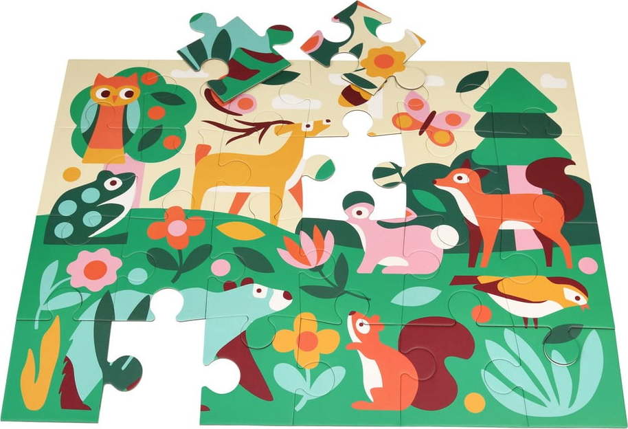 Puzzle (počet dílků 24) Woodland – Rex London Rex London