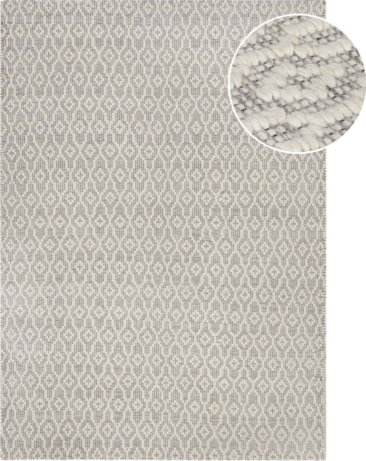Šedo-béžový vlněný koberec Flair Rugs Dream