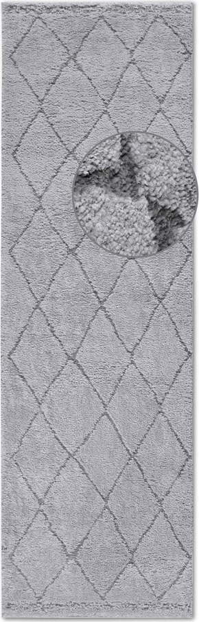 Šedý běhoun 80x240 cm Perrotin Light Grey – Elle Decoration Elle Decoration