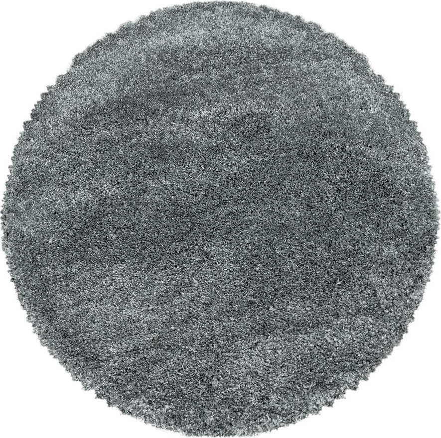 Šedý kulatý koberec ø 200 cm Fluffy – Ayyildiz Carpets Ayyildiz Carpets