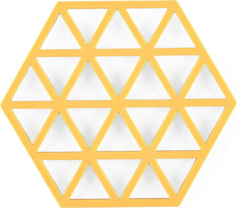 Silikonová podložka pod hrnec 16x14 cm Triangles – Zone Zone