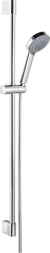 Sprchový set z nerezové oceli v leskle stříbrné barvě s ruční sprchou/s posuvným držákem 98 cm Amy – Sapho Sapho