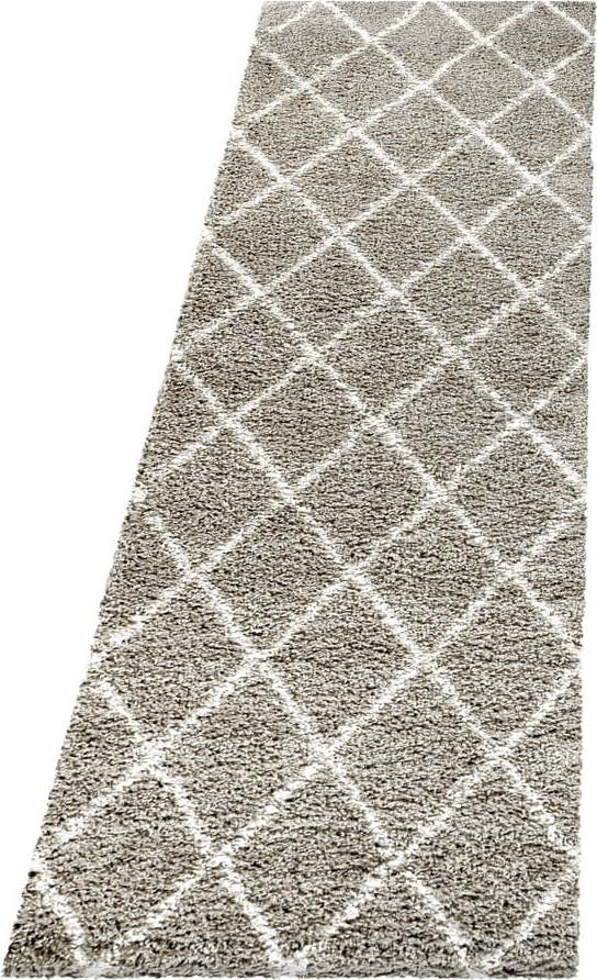 Světle hnědý běhoun 80x250 cm Alvor – Ayyildiz Carpets Ayyildiz Carpets