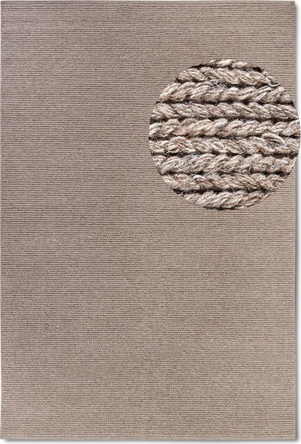 Světle hnědý ručně tkaný vlněný koberec 160x230 cm Francois – Villeroy&Boch Villeroy & boch