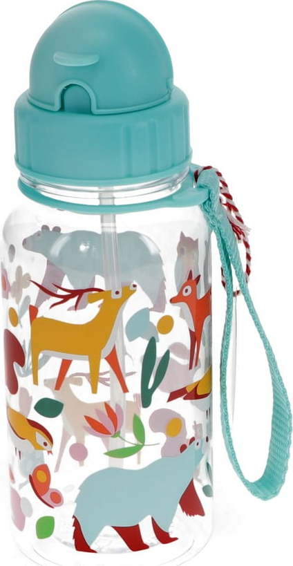 Světle modrá tritanová dětská lahev 500 ml Woodland – Rex London Rex London