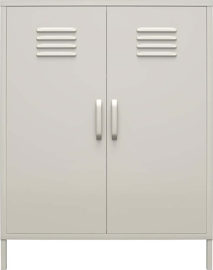 Světle šedá kovová skříňka 79x100 cm Bradford – Støraa Støraa