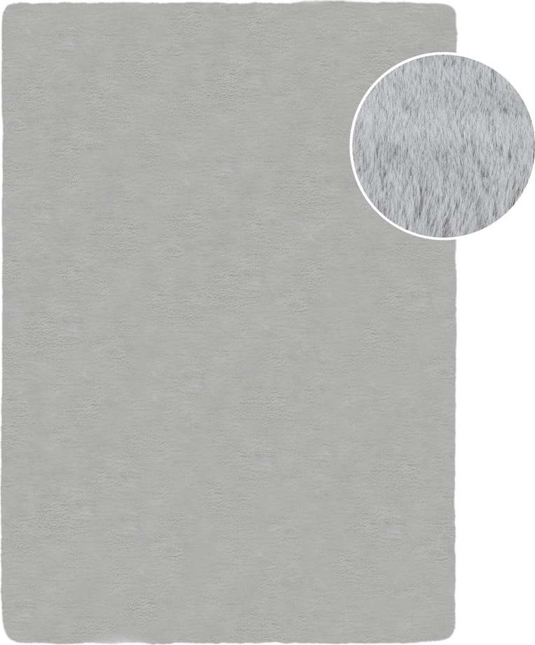 Světle šedá syntetická kožešina 80x150 cm Ivy Luxury Fur – Flair Rugs Flair Rugs