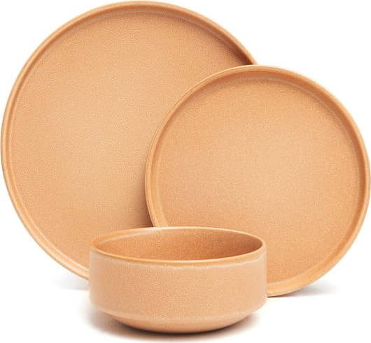 12dílná sada cihlově oranžového kameninového nádobí Bonami Selection Malia Bonami Selection