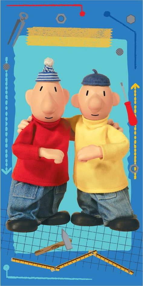 Bavlněná dětská osuška 70x140 cm Pat a Mat – Jerry Fabrics Jerry Fabrics