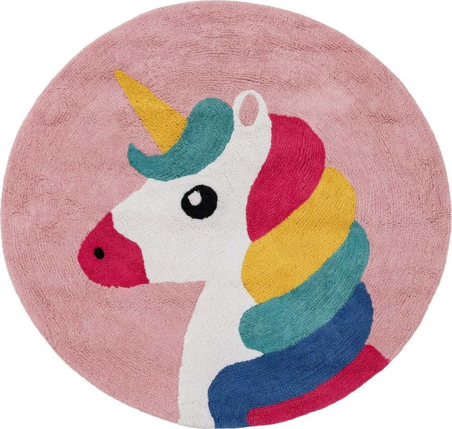 Bavlněný dětský koberec ø 100 cm Unicorn – Ixia Ixia