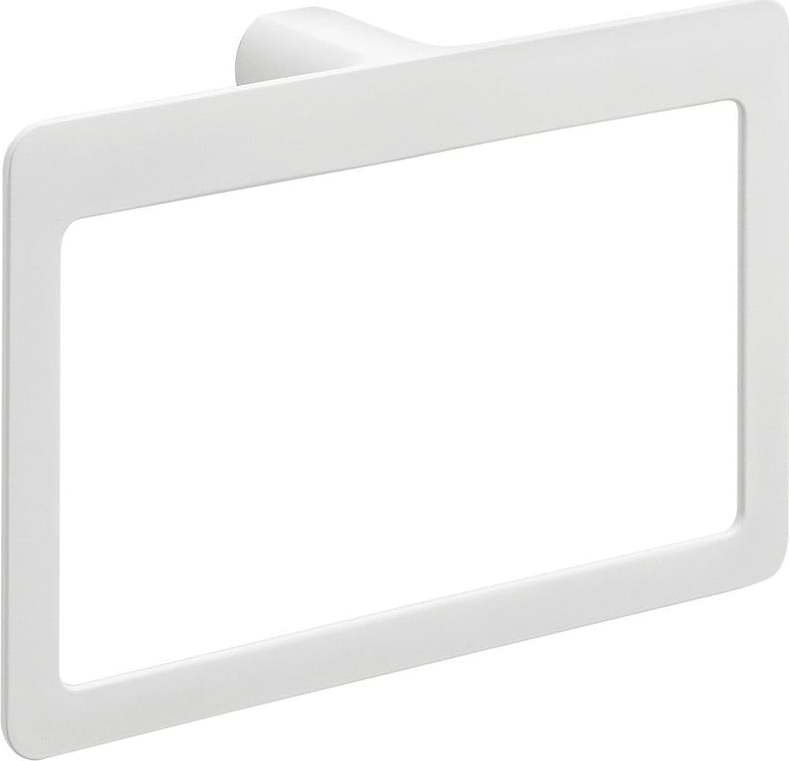 Bílý nástěnný kovový držák na ručníky Gedy Pirenei – Sapho Sapho