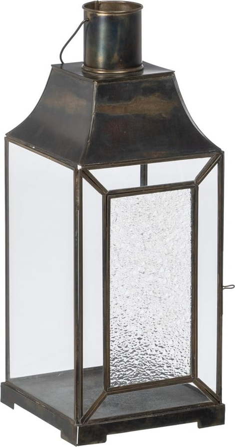 Kovovo-skleněná lucerna (výška 44 cm) – Ixia Ixia