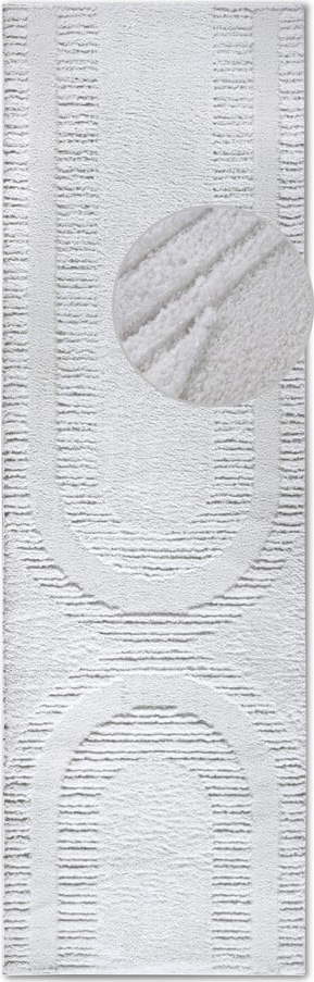 Krémový běhoun 80x240 cm Bartoux Cream White – Elle Decoration Elle Decoration