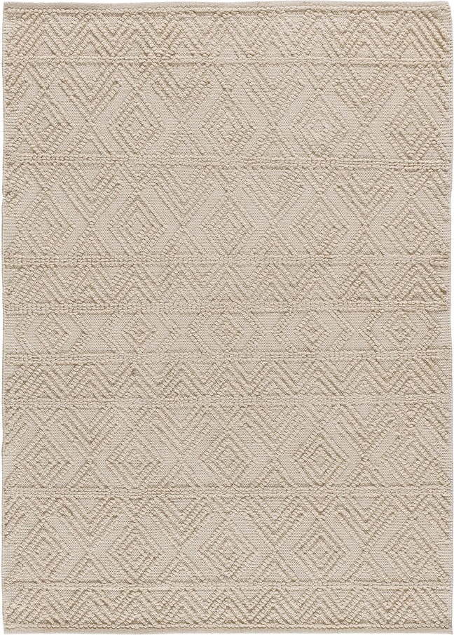 Krémový pratelný ručně tkaný koberec z recyklované bavlny 120x170 cm Pamuk – Universal Universal