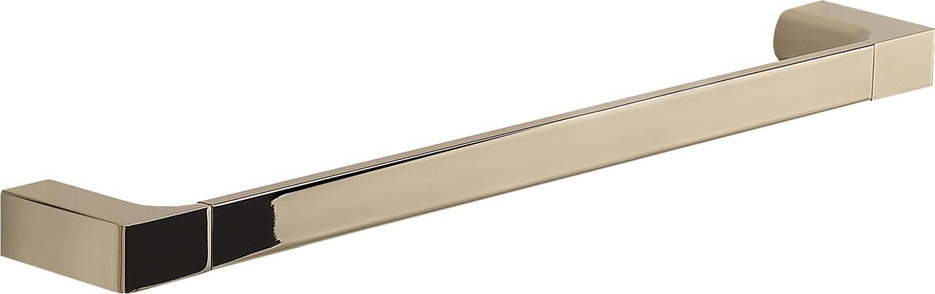 Nástěnný mosazný držák na ručníky ve zlaté barvě Gedy Pirenei – Sapho Sapho