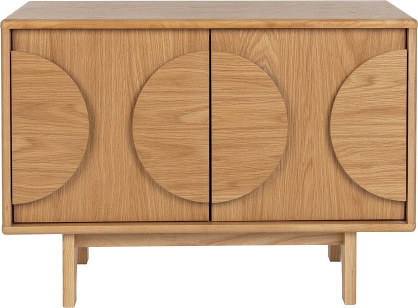 Nízká komoda v dekoru dubu v přírodní barvě 82x58 cm Groove – Zuiver Zuiver