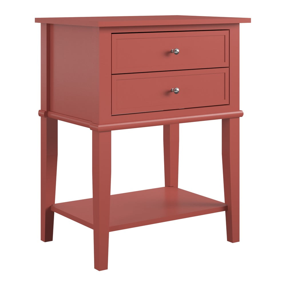 Noční stolek v cihlové barvě Franklin – Støraa Støraa