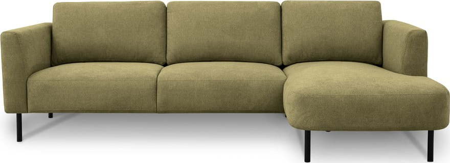 Rohová pohovka v hořčicové barvě (pravý roh) Hero – Scandic Scandic